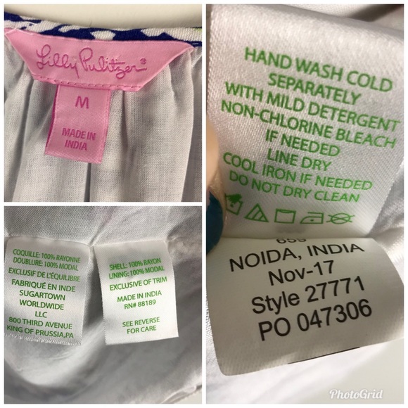 Lilly Pulitzer Percilla Tunic Dress Pom Pom Tassel - Picture 8 of 8